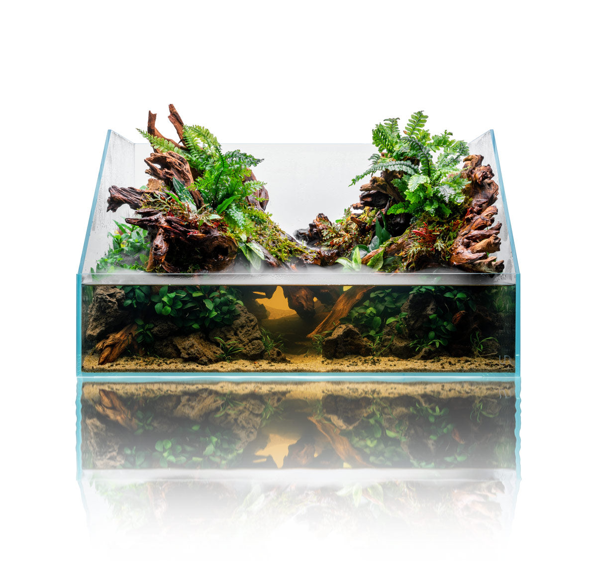 UNS Paludarium Tank System for Terrarium, Vivarium, Aquarium, Planted Tank