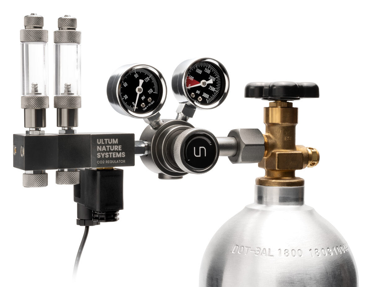 Shop UNS Pro CO2 Dual Stage Regulator CO2 - Glass Aqua