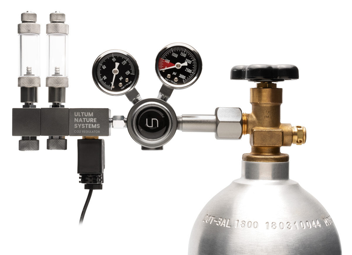 Shop UNS Pro CO2 Dual Stage Regulator CO2 - Glass Aqua