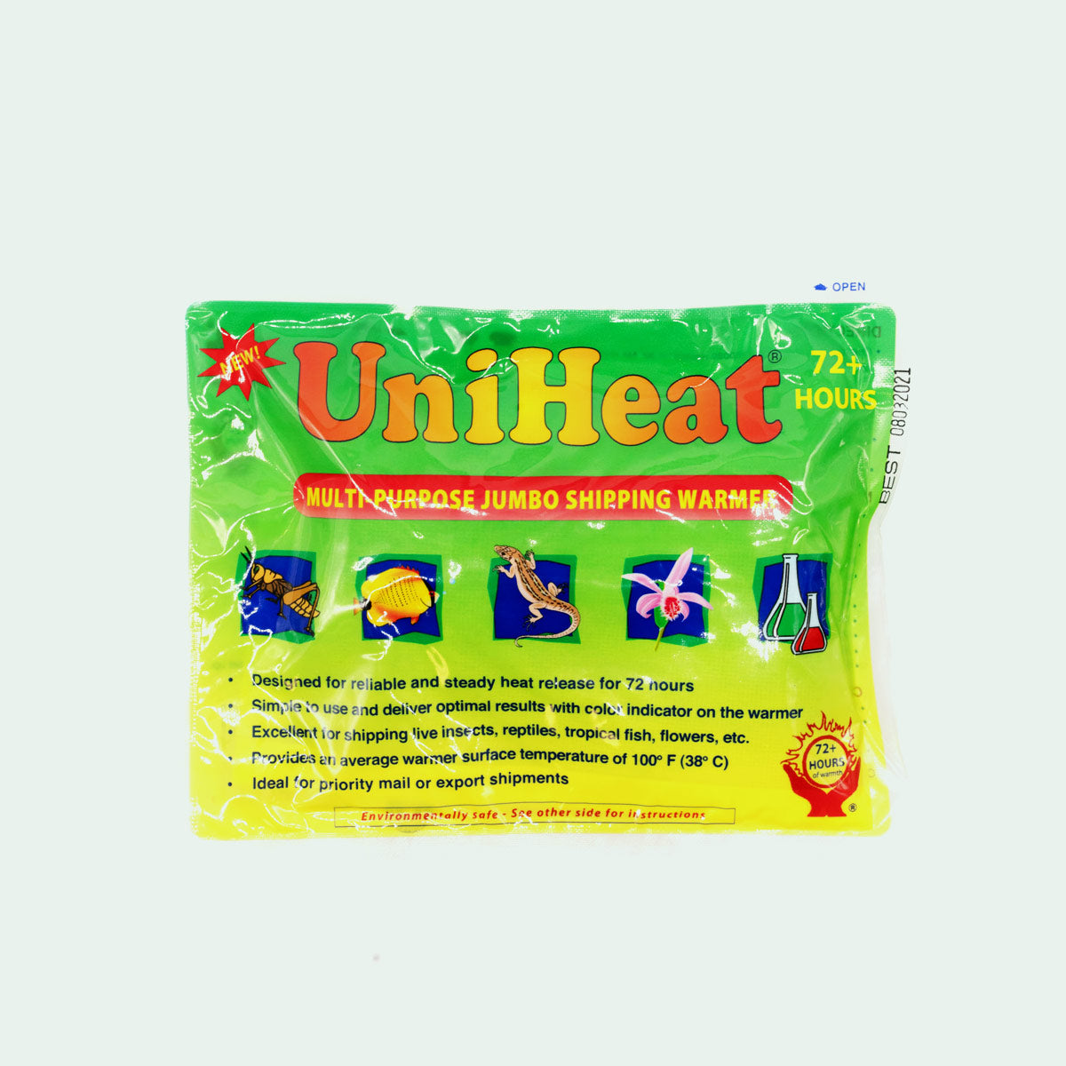 Shop Uniheat 40-72 Hour Heat Pack Shipping Material - Glass Aqua