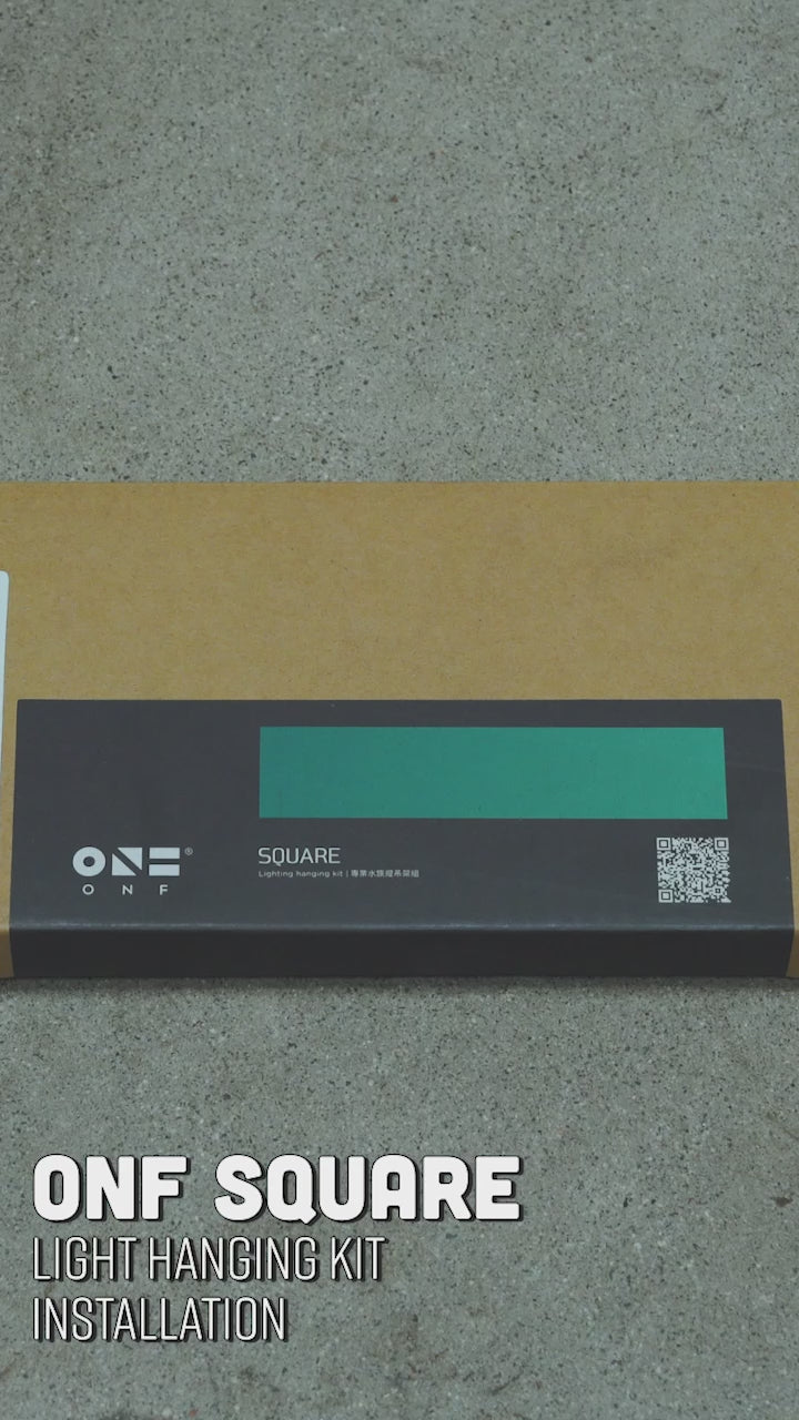 Shop ONF Square Light Hanging Kit Lighting - Glass Aqua